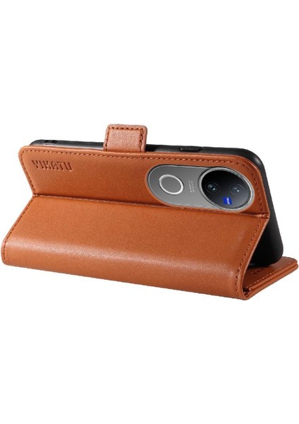 Vıvo V50 5g Için Kart Yuvaları Premium Faux Deri ve Zarif Ile Flip Case (Yurt Dışından) modelleri