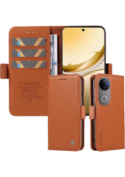 Vıvo V50 5g Için Kart Yuvaları Premium Faux Deri ve Zarif Ile Flip Case (Yurt Dışından) fırsatları