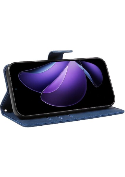 Oppo Reno 13F Cilt Hissediyorum Deri ve Buzlu Tpu Kavisli Çizgi Için Flip Case (Yurt Dışından) modelleri