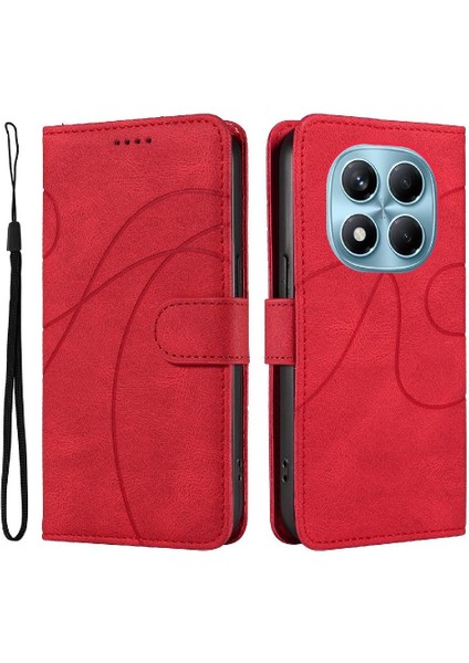 Xiaomi Redmi Not 14 Pro 4g Cilt Hissediyorum Deri ve Buzlu Için Flip Case (Yurt Dışından)