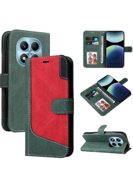 Xiaomi Redmi Not Için Flip Case 14 Pro 4g Yüksek Kalite Benzersiz Patchwork Pu (Yurt Dışından)