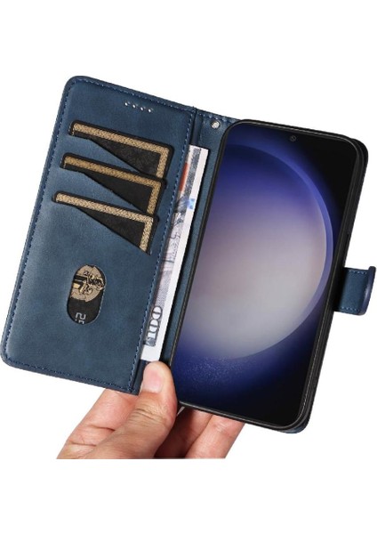Kredi Kartı Yuvası Ile Samsung Galaxy S25 Preslenmiş Pu Deri Için Filp Durumda (Yurt Dışından) indirimleri
