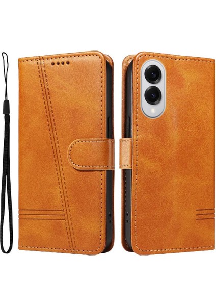 Samsung Galaxy S25 Kenar Cüzdan Telefon Kılıfı Için Filp Durumda Preslenmiş Pu Deri (Yurt Dışından) fiyatları