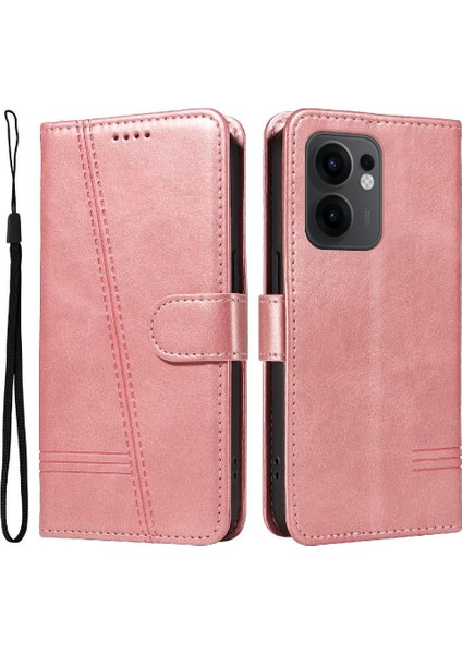 Oppo Reno 13F Baskılı Pu Deri Cüzdan Telefon Kılıfı Için Filp Durumda Kart Ile (Yurt Dışından)