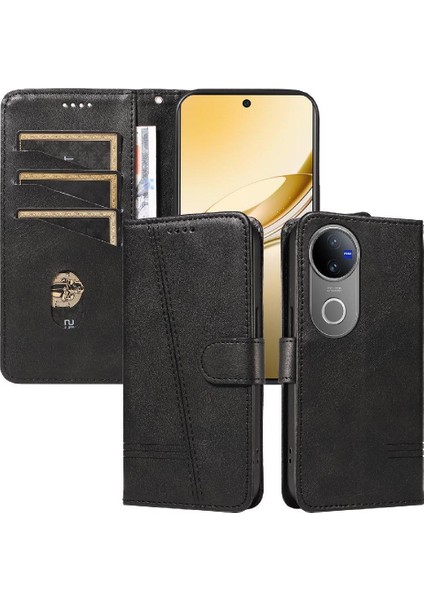 Vıvo V50 5g Cüzdan Telefon Kılıfı Için Filp Durumda Kredi Ile Preslenmiş Pu Deri (Yurt Dışından) indirimleri