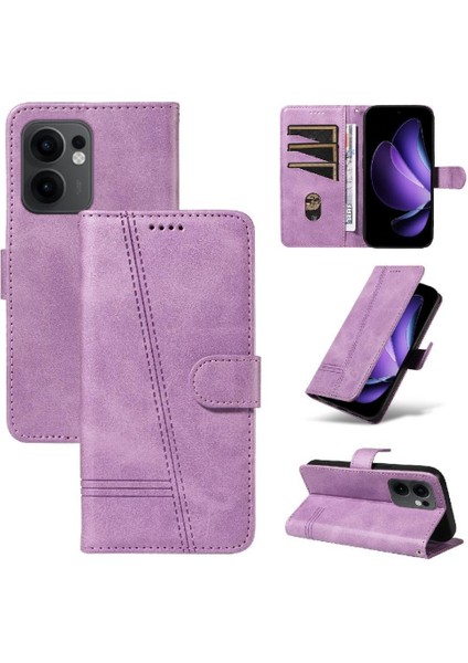Oppo Reno 13F Baskılı Pu Deri Cüzdan Telefon Kılıfı Için Filp Durumda Kart Ile (Yurt Dışından) fırsatları
