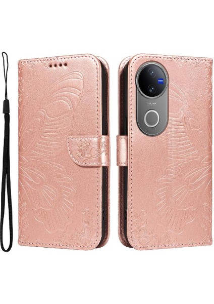 Vıvo V50 5g Kabartmalı Kelebek Ayrılabilir El Kayışı Ile Flip Case (Yurt Dışından) modelleri