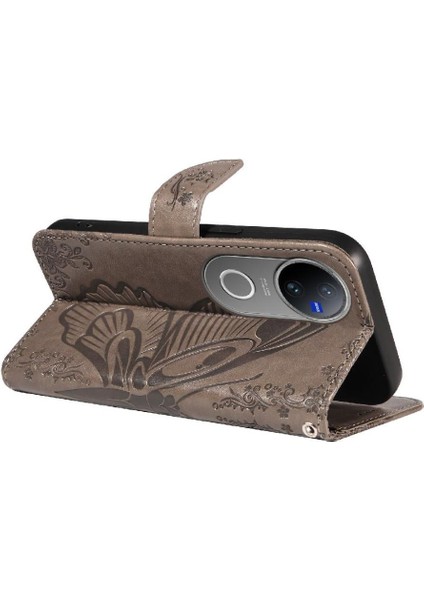 Vıvo V50 5g Kabartmalı Kelebek Ayrılabilir El Kayışı Ile Flip Case (Yurt Dışından) modelleri