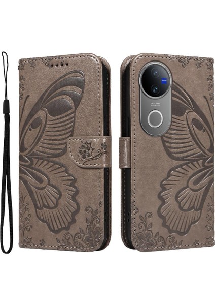 Vıvo V50 5g Kabartmalı Kelebek Ayrılabilir El Kayışı Ile Flip Case (Yurt Dışından) fırsatları