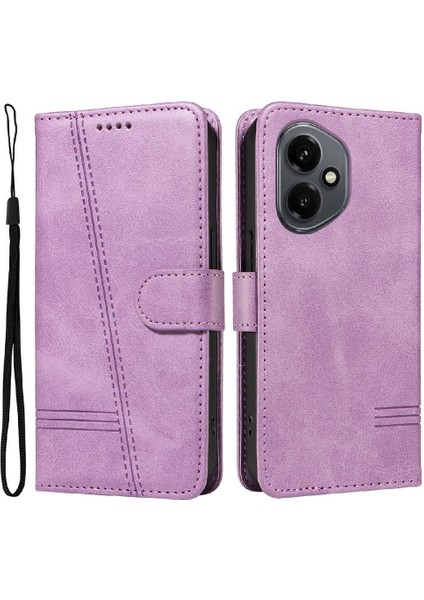 Kredi Kartı Yuvası Preslenmiş Onur 400 5g Cüzdan Telefon Kılıfı Için Filp Durumda (Yurt Dışından)