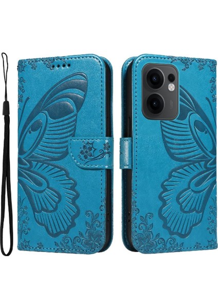 Kredi Kartı Yuvası Ile Oppo Reno 13F Yüksek Kaliteli Deri Için Flip Case (Yurt Dışından)