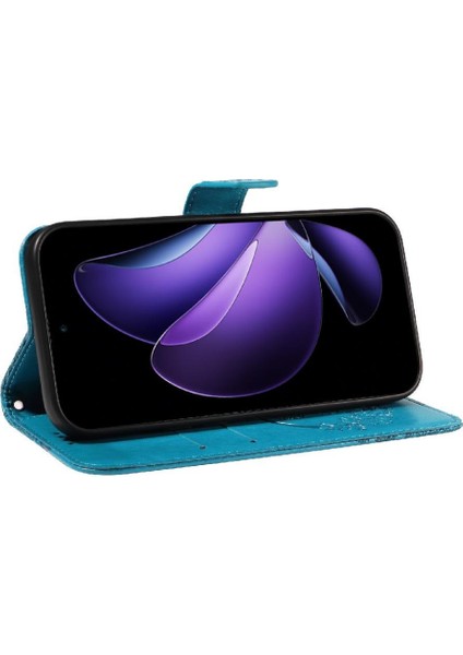 Kredi Kartı Yuvası Ile Oppo Reno 13F Yüksek Kaliteli Deri Için Flip Case (Yurt Dışından) modelleri