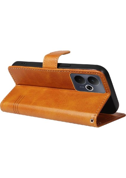 Realme Için Filp Durumda 14 5g Cüzdan Telefon Kılıfı Kart Ile Preslenmiş Pu Deri (Yurt Dışından) fırsatları