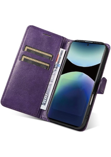 Xiaomi Redmi Not Için Flip Case 14 Pro 4g Yüksek Kaliteli Deri Klasik (Yurt Dışından)