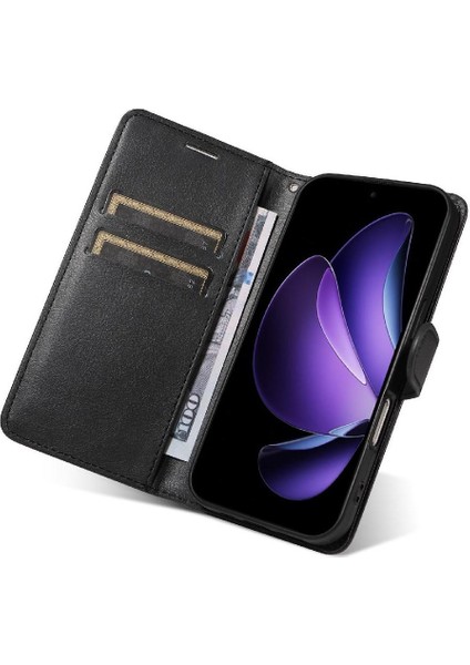 Oppo Reno 13F Yüksek Kaliteli Deri Klasik Düz Renk Telefon Için Flip Case (Yurt Dışından) indirimleri