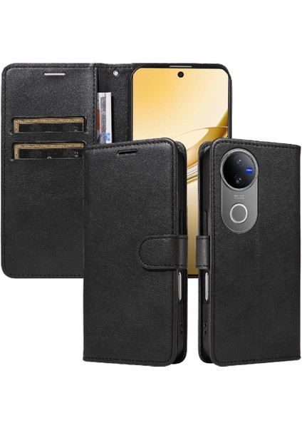Vıvo V50 5g Iş Cüzdan Telefon Kılıfı Için Flip Case Yüksek Kalite Deri (Yurt Dışından)