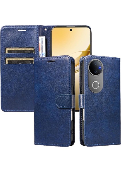Vıvo V50 5g Iş Cüzdan Telefon Kılıfı Için Flip Case Yüksek Kalite Deri (Yurt Dışından)