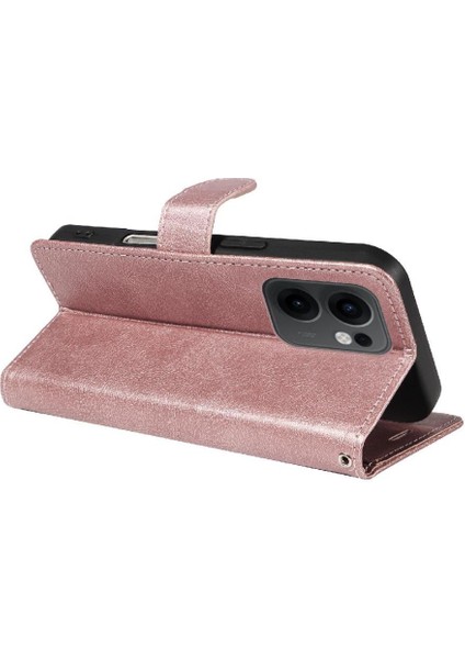 Oppo Reno 13F Yüksek Kaliteli Deri Klasik Düz Renk Telefon Için Flip Case (Yurt Dışından) fırsatları