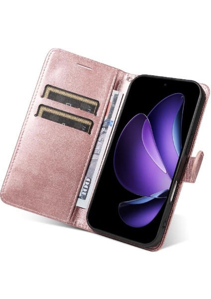 Oppo Reno 13F Yüksek Kaliteli Deri Klasik Düz Renk Telefon Için Flip Case (Yurt Dışından) indirimleri