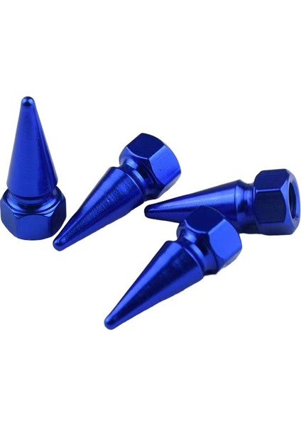 Dayanıklı Sivri Uçlu Lastik Sibop Kapakları - Mavi