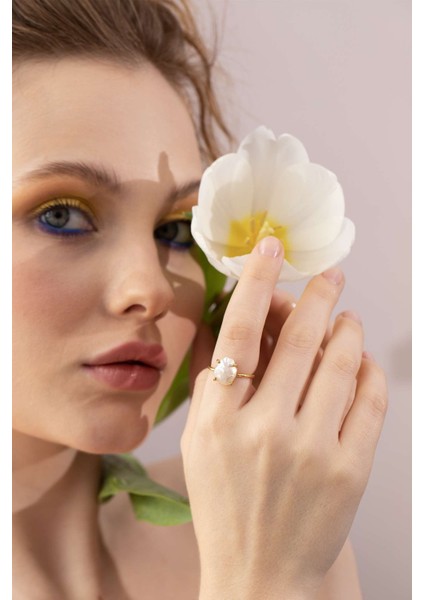 Misty Barok İnci Yüzük - Gold fiyatları