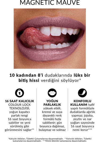 Power Stay Kremsi Vinyl Likit Ruj - Magnetic Mauve