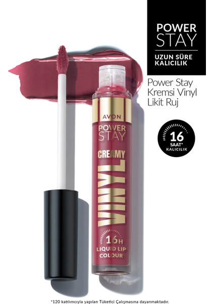 Power Stay Kremsi Vinyl Likit Ruj - Berry Boom fiyatları