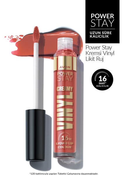 Power Stay Kremsi Vinyl Likit Ruj - Ambitious Apricot fiyatları