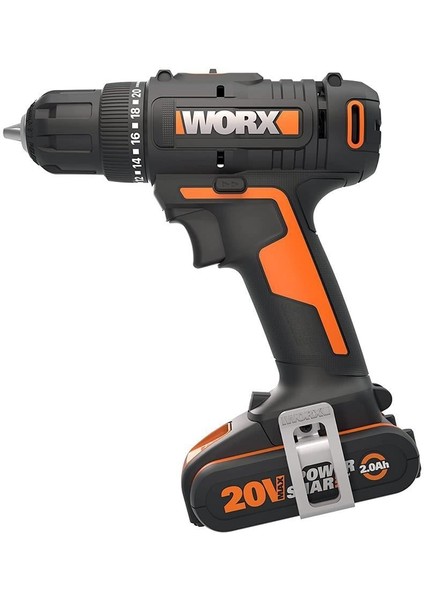 WX100 20VOLT/2.0AH. Li-Ion Tek Akülü Profesyonel Şarjlı Matkap fiyatları