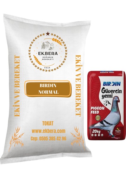 - Bırdın Güvercin Yemi (Normal) 20 kg – Kaliteli Karışım Yem