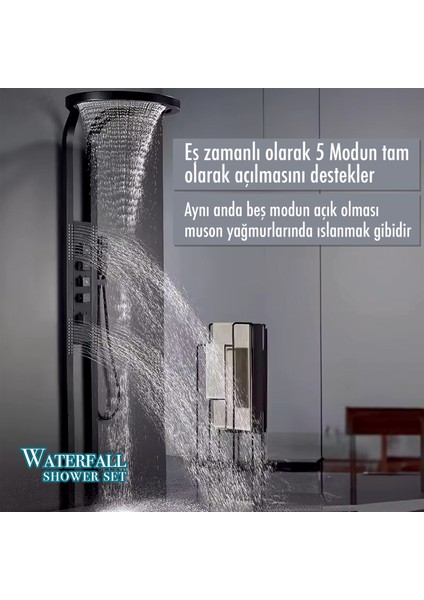 Waterfall Duvara Monte Kolon Duş Seti