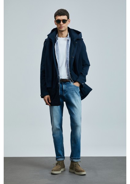 Mattıas Smart Jean Erkek Pantolon Slim Fit Mavi fiyatları