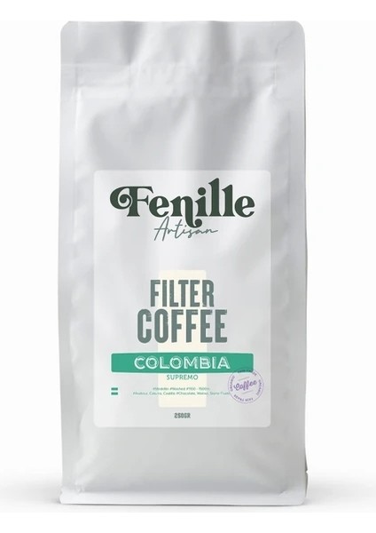 Yöresel Kolombiya Supremo Filtre Kahve 250 gr