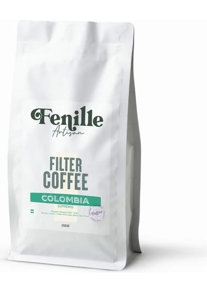 Yöresel Kolombiya Supremo Filtre Kahve 250 gr