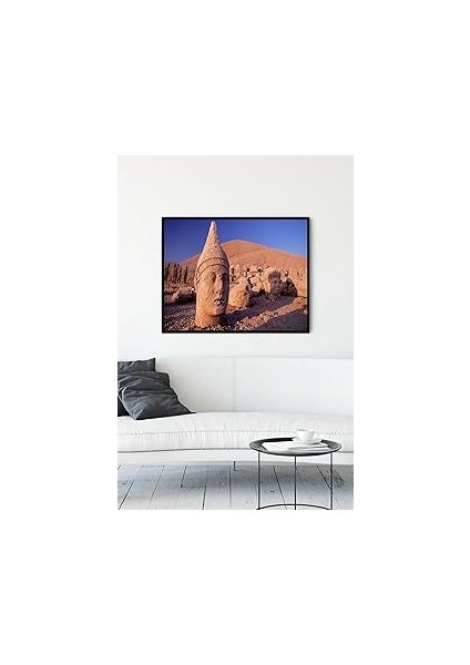 Postermanya (PSTER13659) Nemrut Dağı Manzara Çerçeveli Tablo 2 (30 x 40CM)