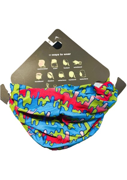 Buff Boyunluk Liquid Camouflage Desenli