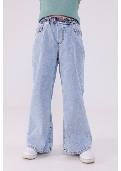 Kız Çocuk Lastikli Kot Pantolon 2211 indirimleri