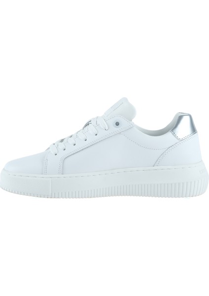 Chunky Cupsole Kadın Beyaz Ayakkabı (YW0YW01876-02R) fiyatları
