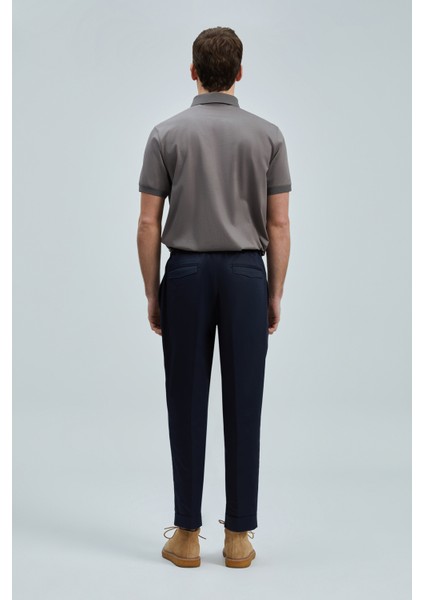 Albert Smart Erkek Chino Pantolon Comfort Pileli Siyah