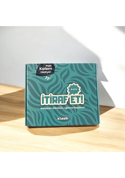 Itiraf Et Klasik Kart Oyunu