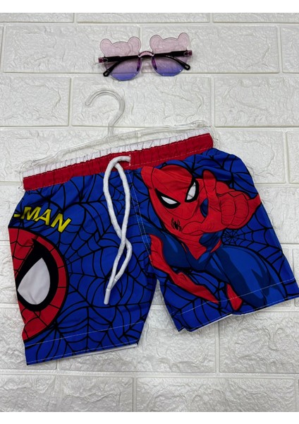 Spider Man Hızlı Kuruma Özellikli Deniz Şortu
