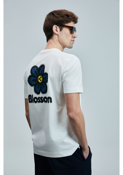 Peace Modern Grafik T- Shirt Siyah