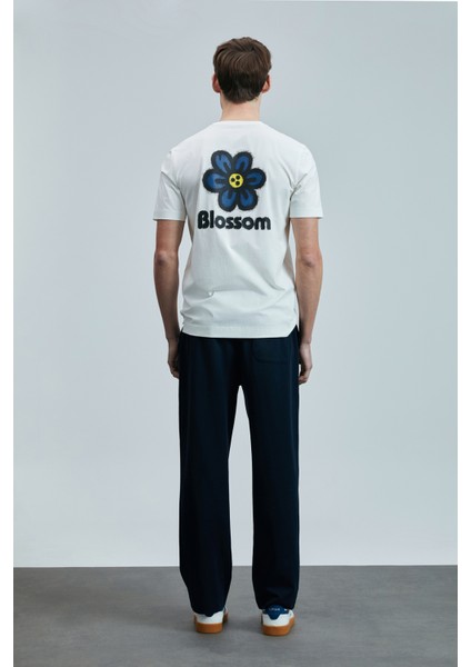 Peace Modern Grafik T- Shirt Siyah