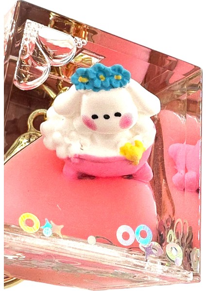 Içi Sulu Anahtarlık. Çanta Süsü. Anahtarlık indirimleri