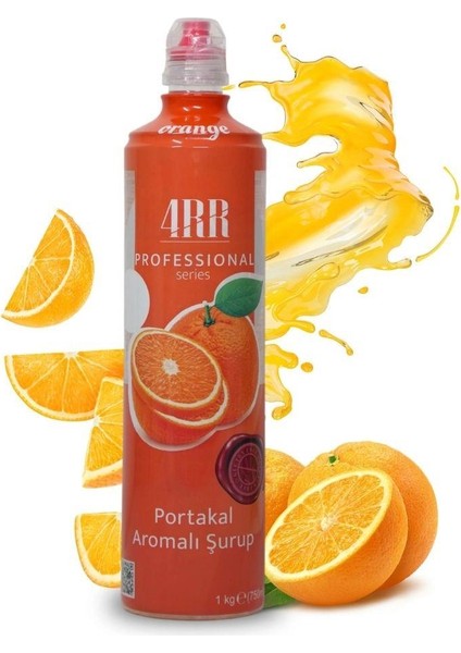 Portakal Aromalı Kahve & Tropikal Içecek & Kokteyl Şurubu 750 ml