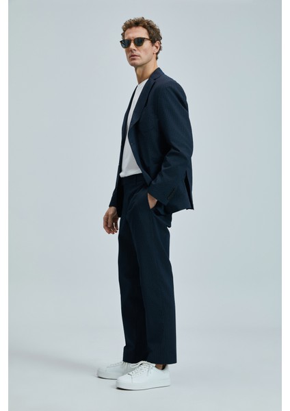 Piel Spor Erkek Blazer Ceket Slim Fit Lacivert fırsatları