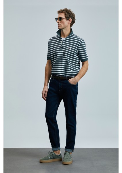 Frencesco Smart Jean Erkek Pantolon Slim Fit Mavi