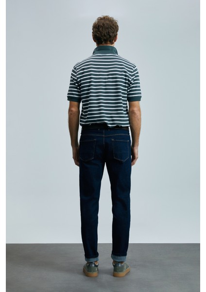 Frencesco Smart Jean Erkek Pantolon Slim Fit Mavi