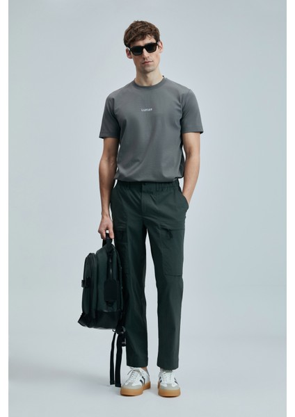 Marcus Modern Grafik T- Shirt Siyah