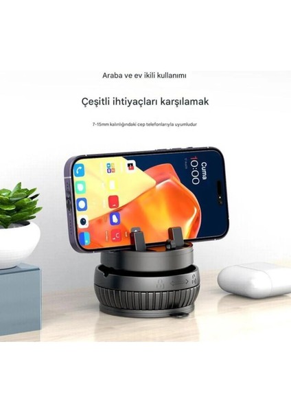 Yeni Nesil 360 ° Dönen Araba Telefon Tutucu Ayarlanabilir Universal Masaüstü Telefon Tutacağı